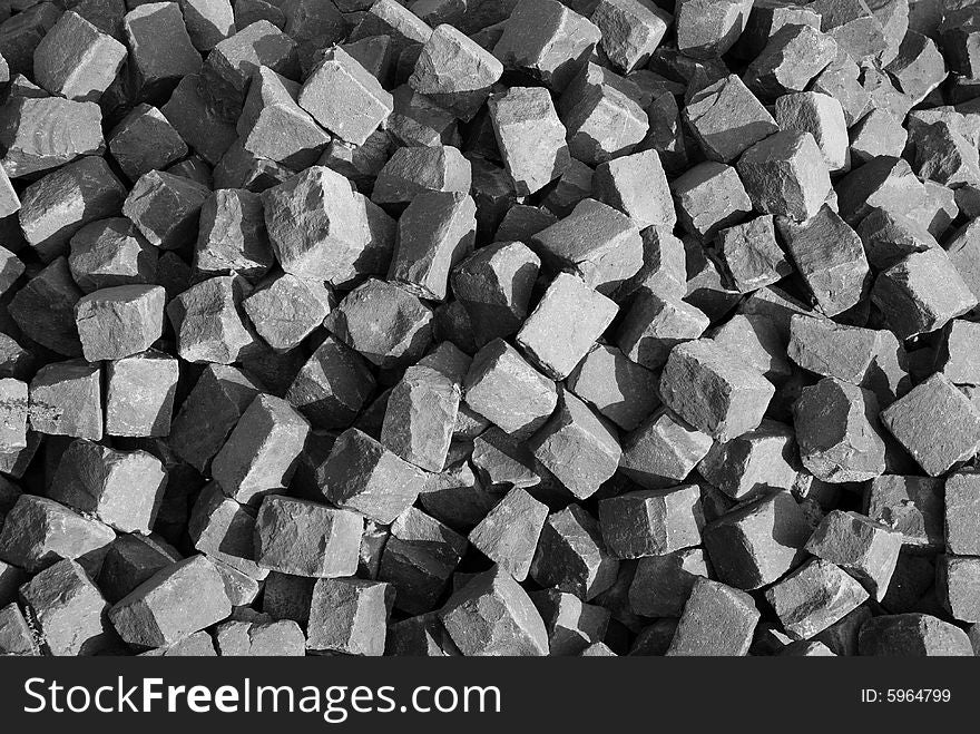 Granite blocks