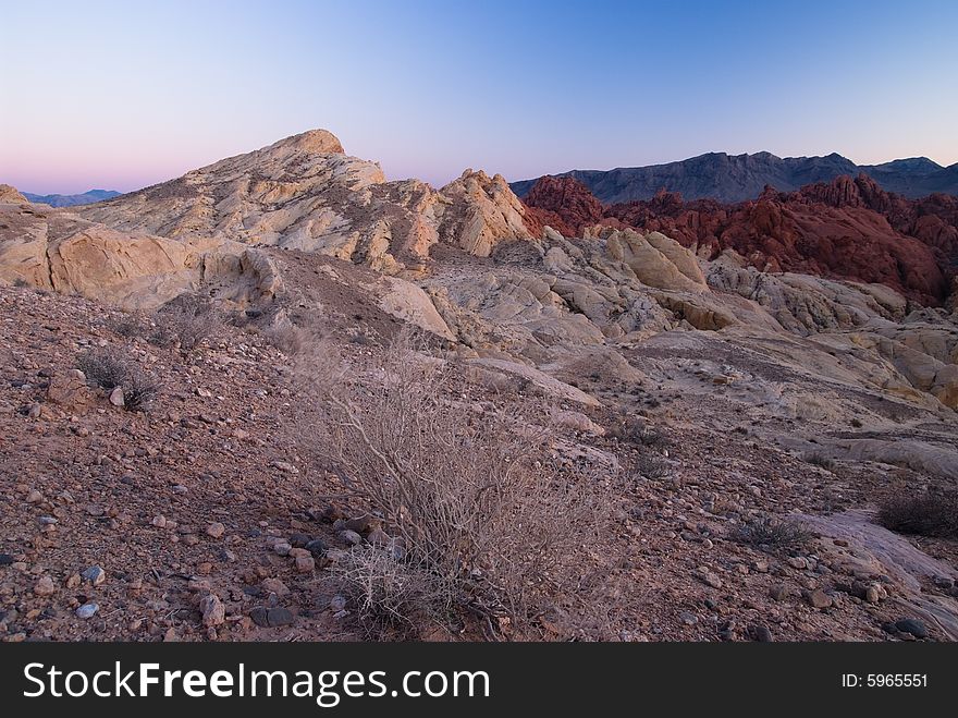 Colorful Rock Formation In Valley Of Fire