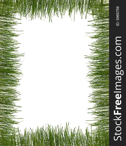 An image of frame of green grass. An image of frame of green grass