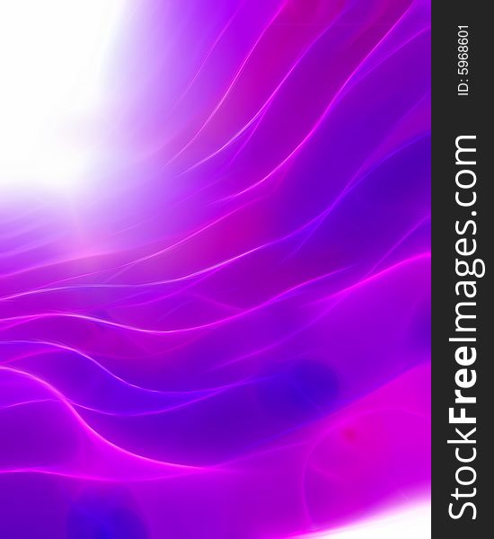 Illustration -  futuristic fractal background with