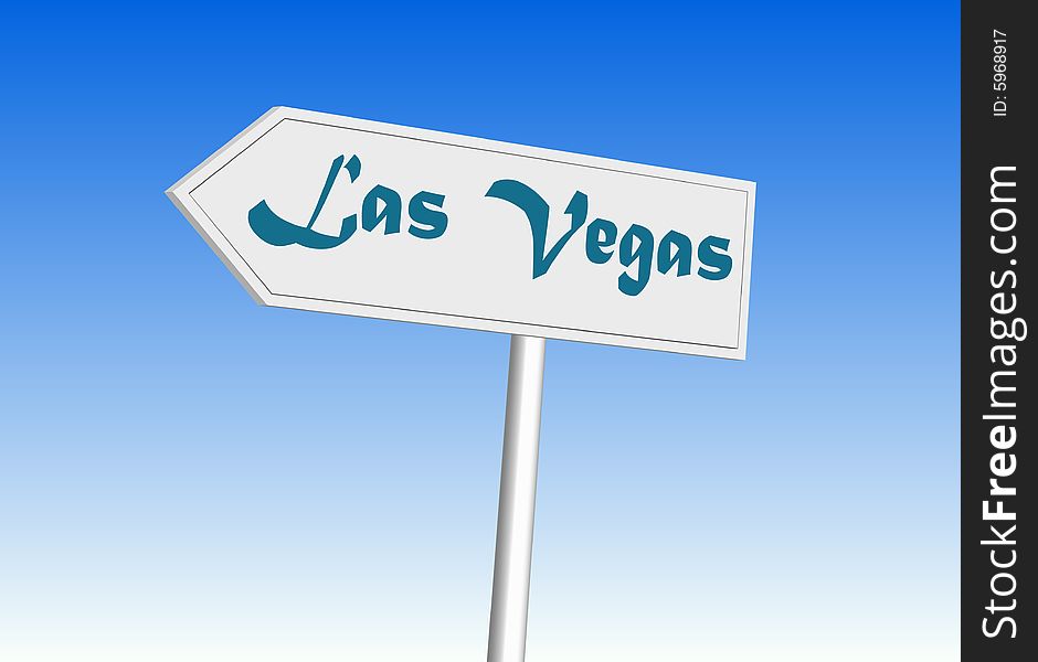 Illustration of direction signs with blue sky background. Illustration of direction signs with blue sky background.
