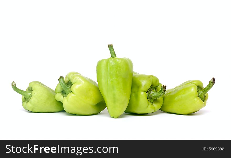 Bulgarian Pepper Isolated On White