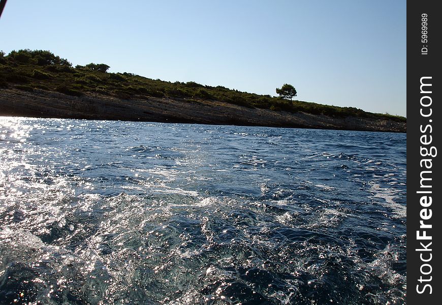 Beautiful Lagoon Zukova, Island Hvar, Croatia. Beautiful Lagoon Zukova, Island Hvar, Croatia