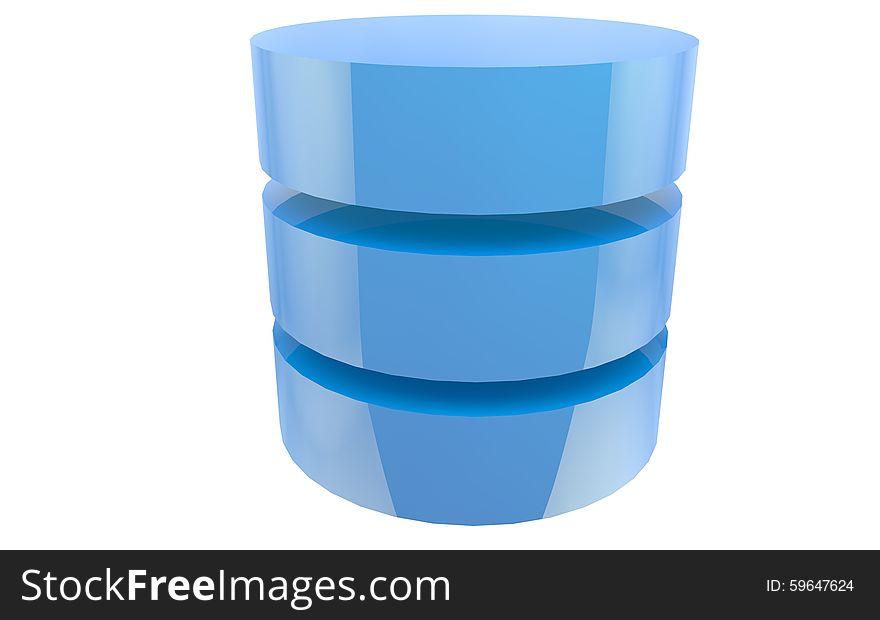 Blue Database Storage HDD Server Disks Hard Disk Drive