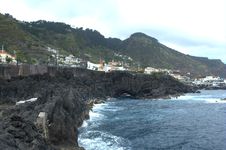 Coast Porto Moniz. Royalty Free Stock Photo Coast Porto Moniz. Royalty Free Stock Photo