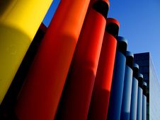 Colored Tubes Royalty Free Stock Photos Colored Tubes Royalty Free Stock Photos