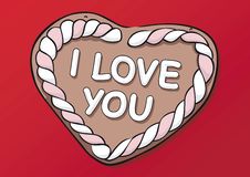 Gingerbread Heart Royalty Free Stock Photos Gingerbread Heart Royalty Free Stock Photos