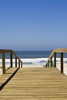 Beach Access Royalty Free Stock Photos