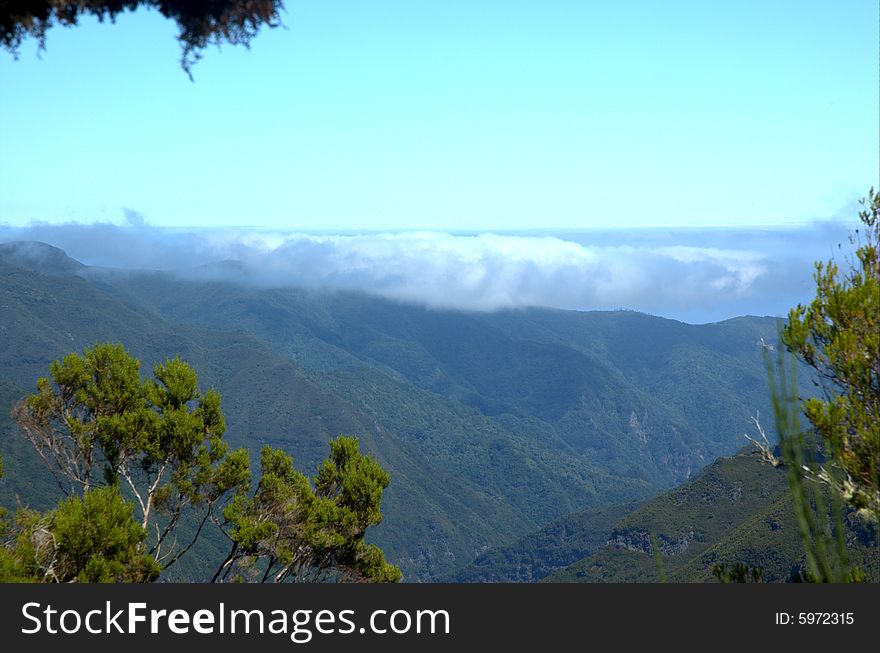 Overview of the levada do Risco