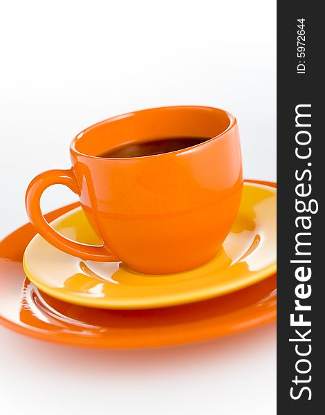 Orange Coffee Cup