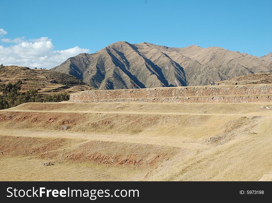 The terraces of chinchero,peru