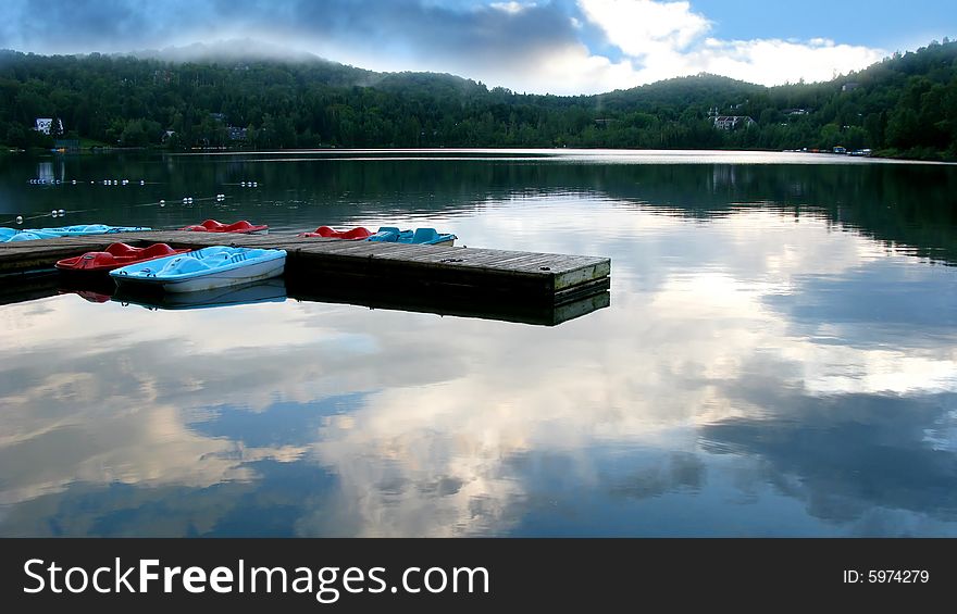 Quay On A Smooth Lake