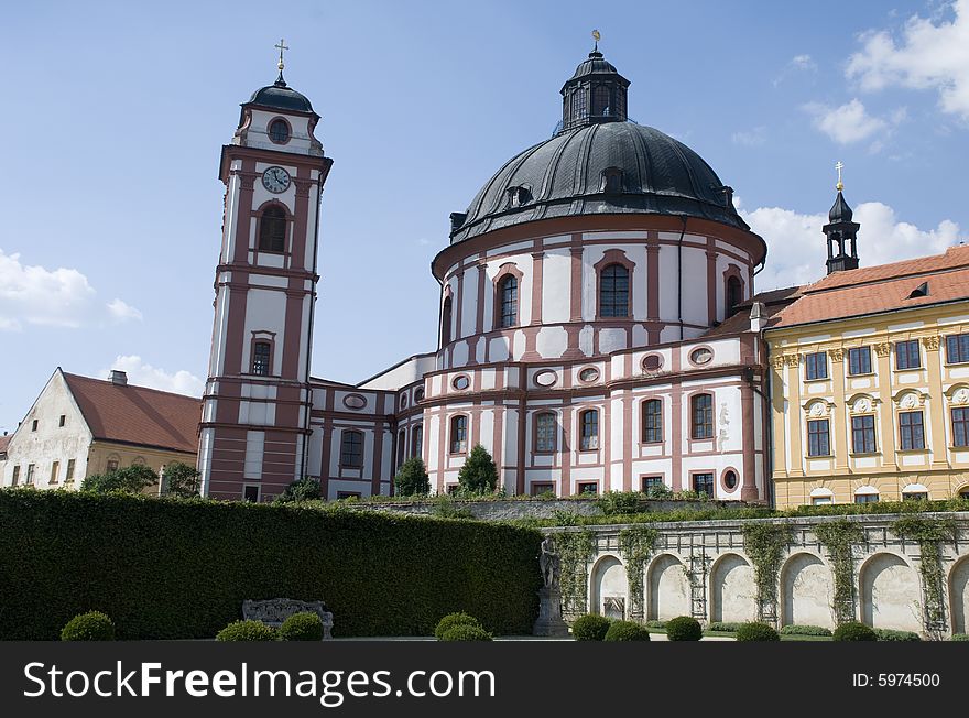 Baroque church of St. Margaret -JaromÄ›Å™ice nad Rokytnou (czech republic)