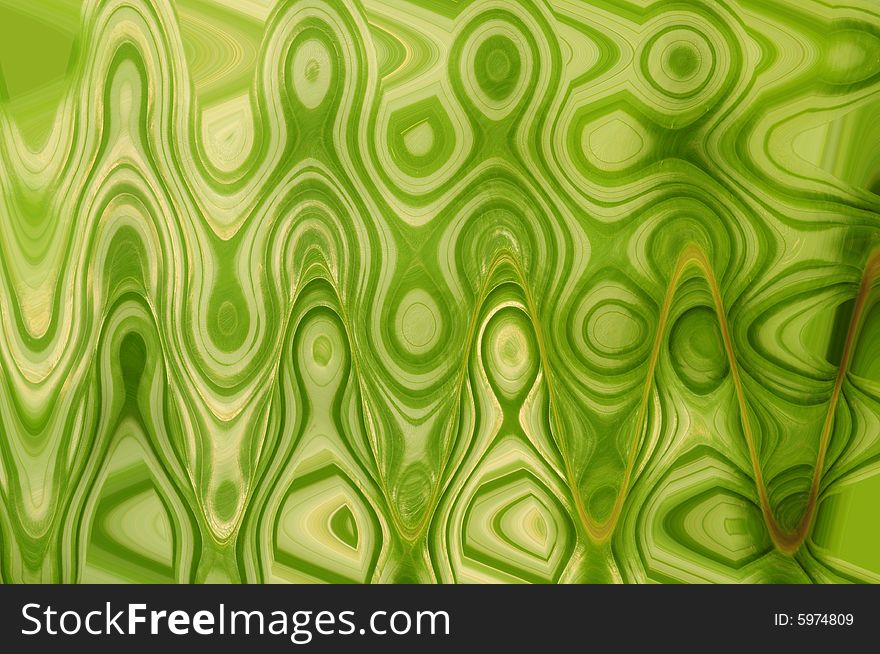 The green water ripples and whirl background. The green water ripples and whirl background.