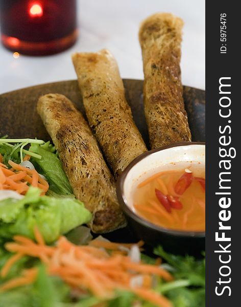 Thai spring rolls