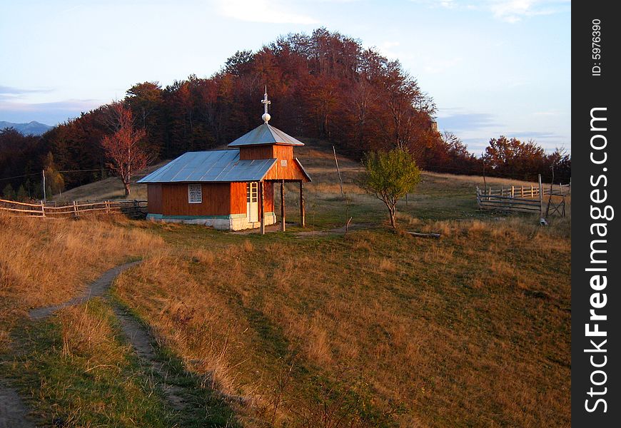 Chapel in the top of a hill