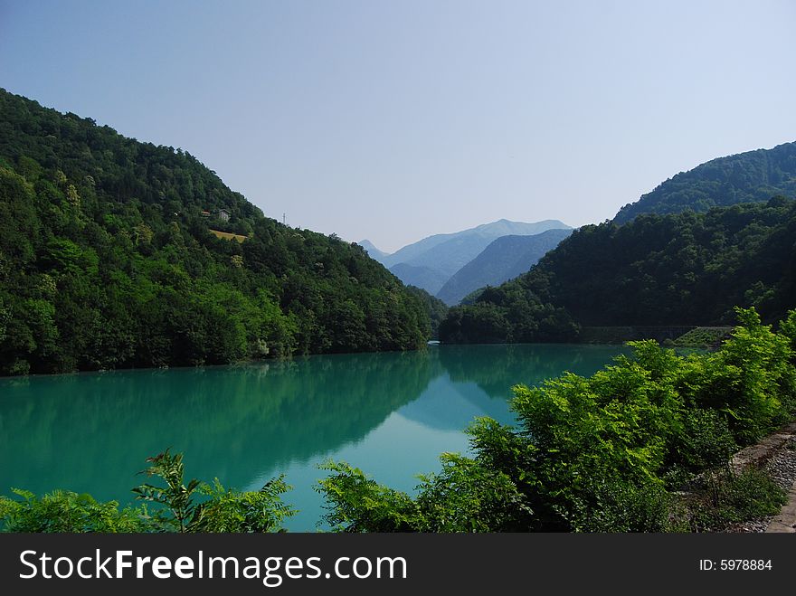 Lake in the Alps