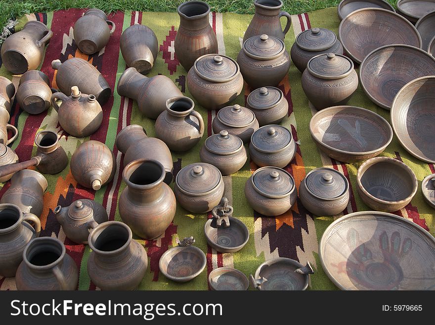 Ukrainian Traditional ceramics Cooking Pots. Ukrainian Traditional ceramics Cooking Pots