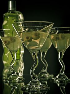 Pear Martini Royalty Free Stock Photo