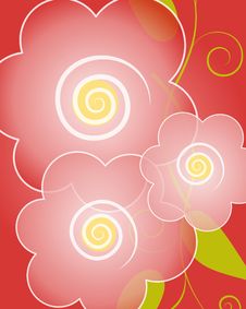 Red Flowers Background Royalty Free Stock Images Red Flowers Background Royalty Free Stock Images