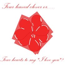 Sharmrock Made With Hearts Stock Image Sharmrock Made With Hearts Stock Image