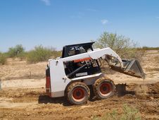 Skid Steer Loader - Horizontal Stock Photography Skid Steer Loader - Horizontal Stock Photography