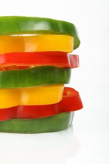 Slice Of Paprika Stock Image Slice Of Paprika Stock Image