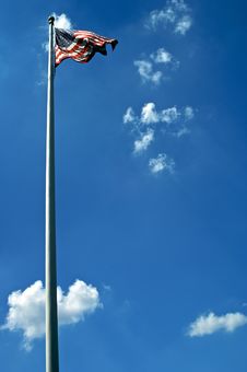 Sunny Flag Royalty Free Stock Photo
