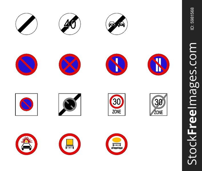 Accurate Traffic/Road Signs & Indicators