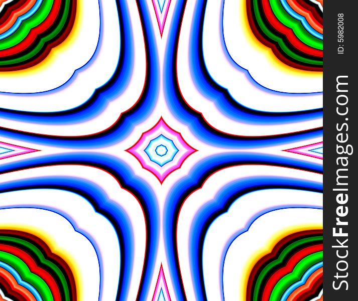 Colour Pattern Tile Background 3