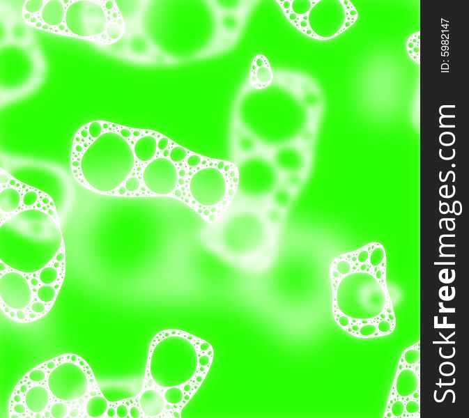 Green Bones Pattern Background