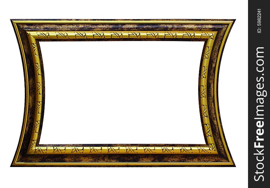 Empty distorted funny frame on white background. Digital artwork. Empty distorted funny frame on white background. Digital artwork.