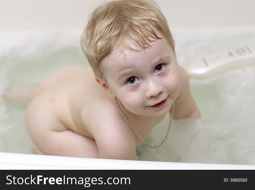 Boy In Tub