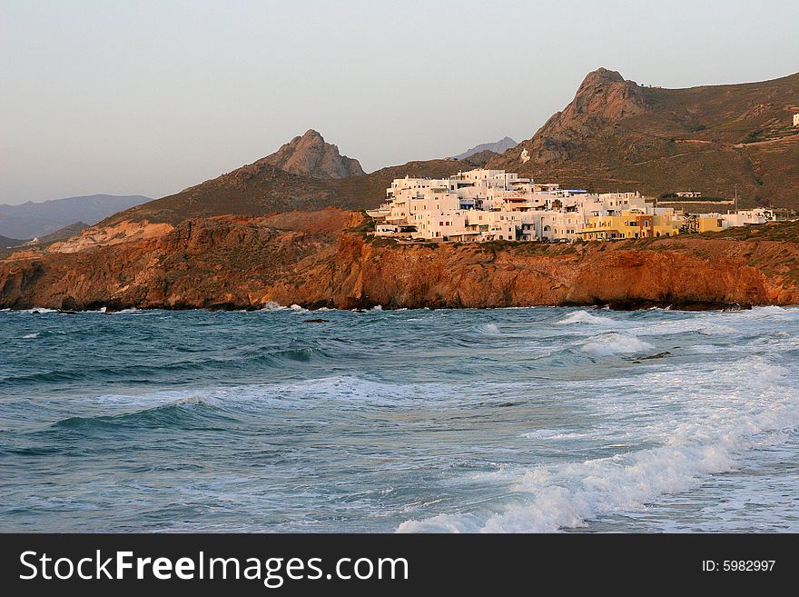 Naxos Island,sea and mountains, Greece. Naxos Island,sea and mountains, Greece