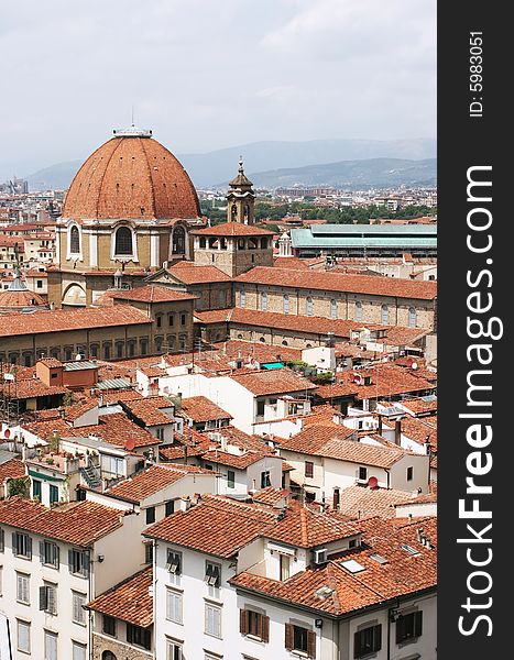 Roofs of the old city (Florence, Italy)