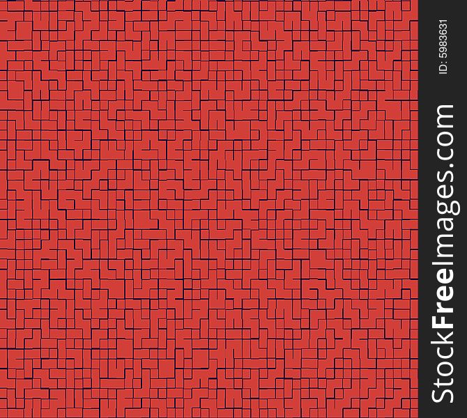 Red and black blocks checkered tiles smooth. Red and black blocks checkered tiles smooth