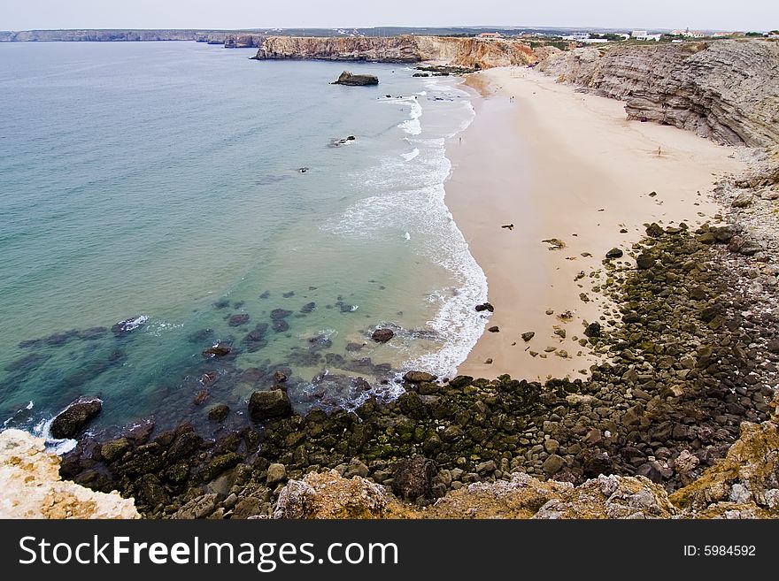 Virgin beach found in the Algarve, Portugal. Virgin beach found in the Algarve, Portugal.