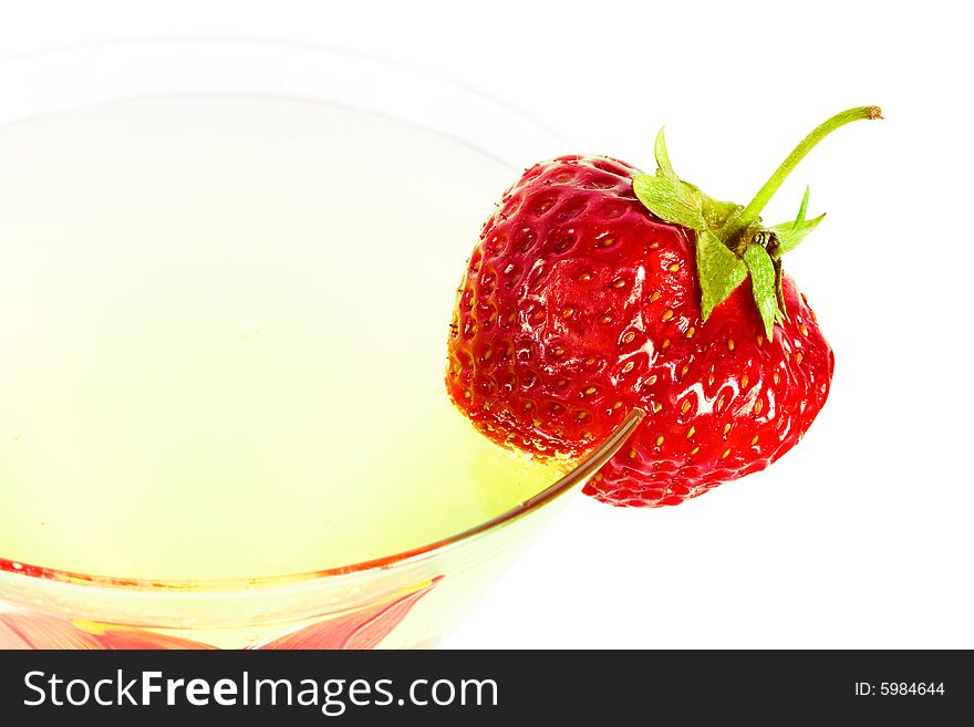 Strawberry With Glass