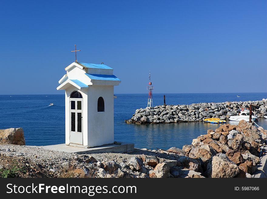 Tiny Chapel Over The Port Entrance