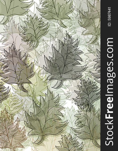 Pattern With Leaves
