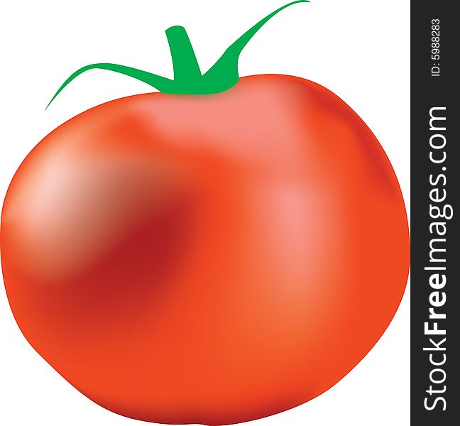 Big red tomato