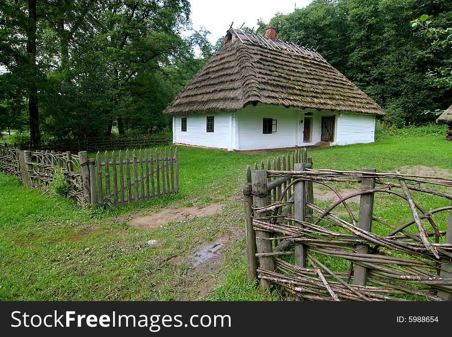 The series of the photograph of the old situated hamlet in the forest (Beskid mountains). The series of the photograph of the old situated hamlet in the forest (Beskid mountains).