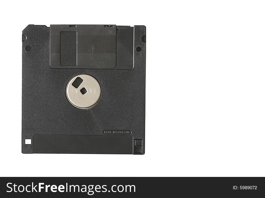 Diskette isolated on the white background