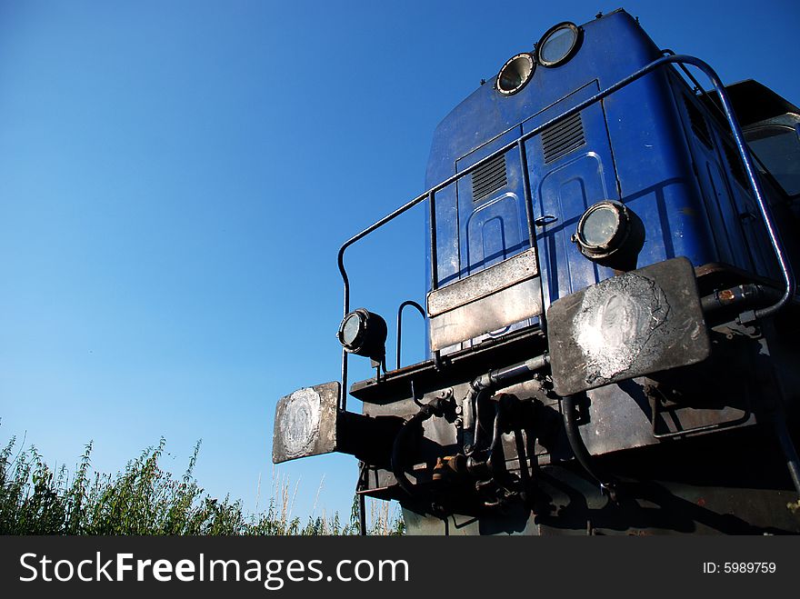 Blue Locomotive
