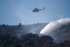 Fire Helicopter Royalty Free Stock Photo Fire Helicopter Royalty Free Stock Photo
