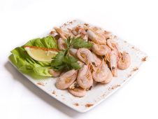 Boiled Shrimps Royalty Free Stock Images Boiled Shrimps Royalty Free Stock Images