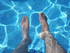Water Feet Royalty Free Stock Image