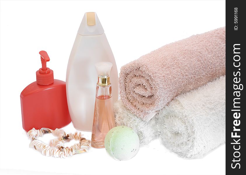 Spa aromatherapy and towels