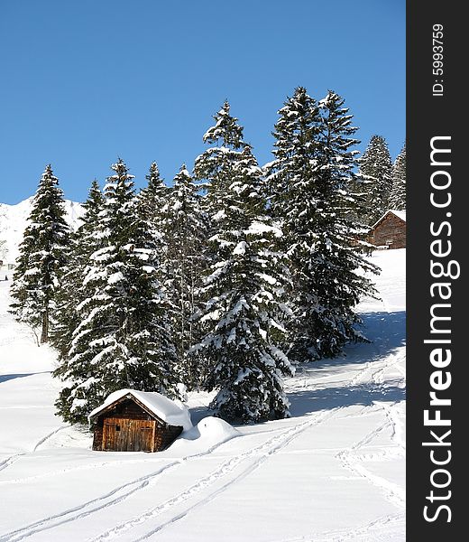 Winter landscape (St. Gallen, Switzerland)