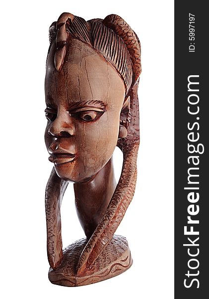 Ancient wooden sculpture from Africa. Ancient wooden sculpture from Africa.